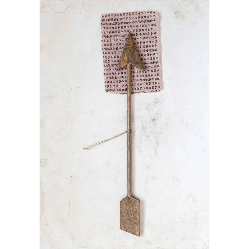 Hello Honey® 20" Carved Mango Wood Arrow Wall Décor