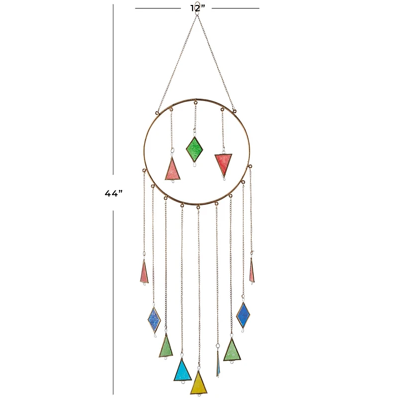 Multi Aluminum Contemporary Windchime 44" x 12" x 3"