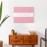 One Annoy Forever Pink Canvas Wall Art