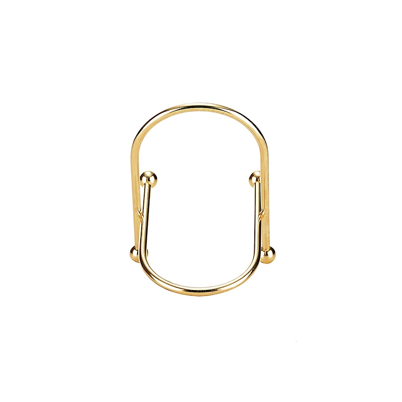 Golden Curved Wire Photo Easel by Studio Décor