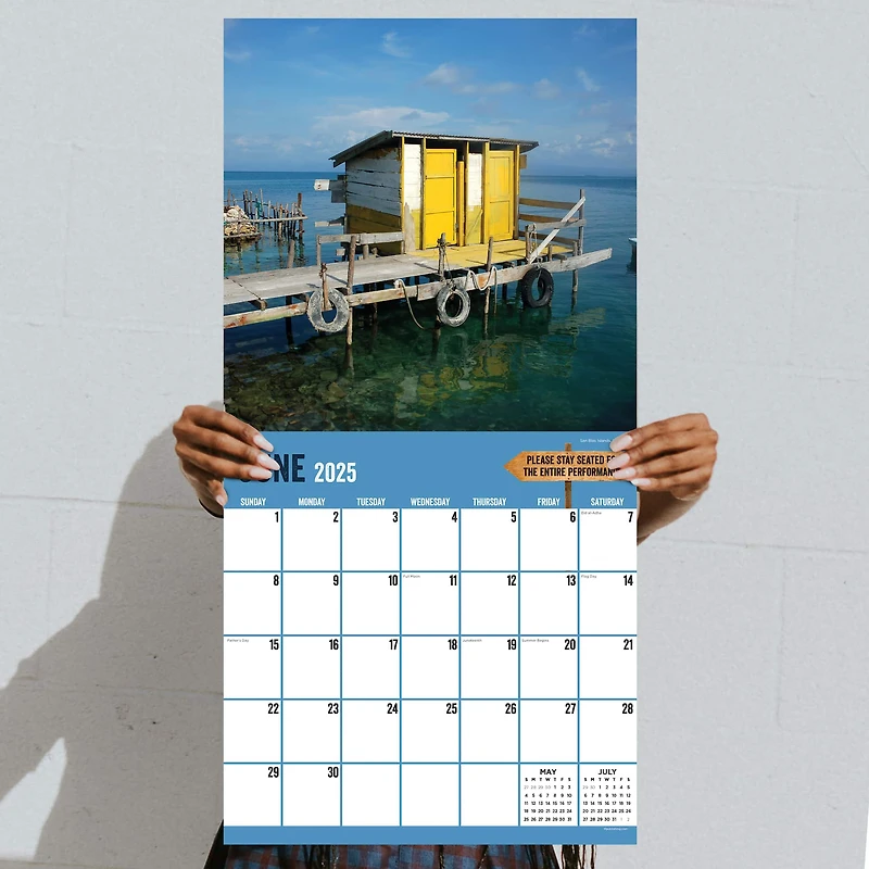 TF Publishing 2025 Outhouses Wall Calendar