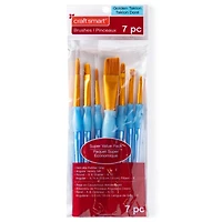 9 Packs: 7 ct. (63 total) Golden Taklon Angular Variety Brush Set by Craft Smart®
