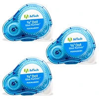 6 Packs: 3 ct. (18 total) AdTech® Permanent 3/8" Dot Glue Runner™