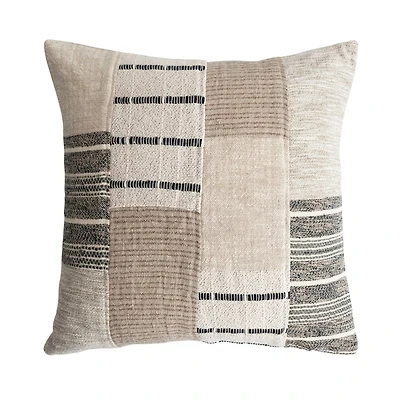 Hello Honey® Multicolor Cotton Patchwork Throw Pillow Cover