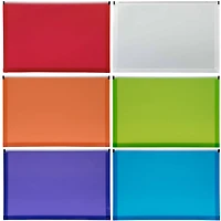 JAM Paper 9.5" x 14.5" Plastic Zip Closure Envelopes, 6ct.