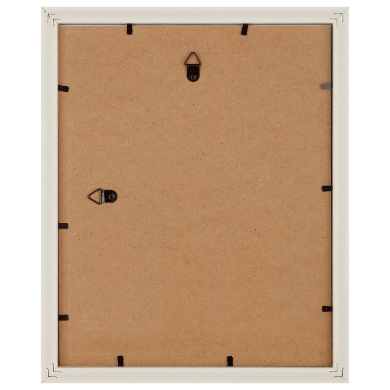Aspect White Narrow Frame With Mat by Studio Décor