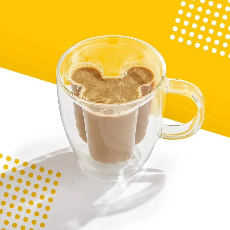 10oz. Disney® Mickey Mouse 3D Double Walled Glass Mugs, 2ct.