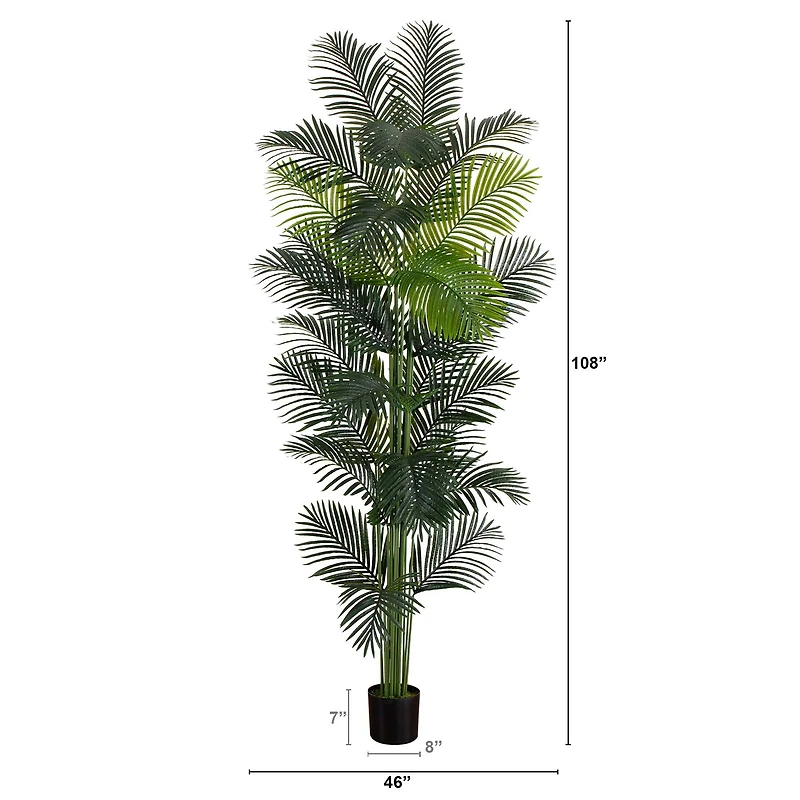 9ft. Potted Artificial Paradise Palm Tree