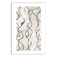 Line Waves 20" x 30" Canvas Wall Art