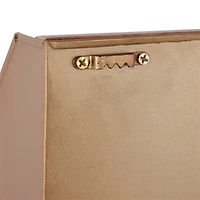 Brown Metal Industrial Wall Shelf, 22" x 16" x 5"