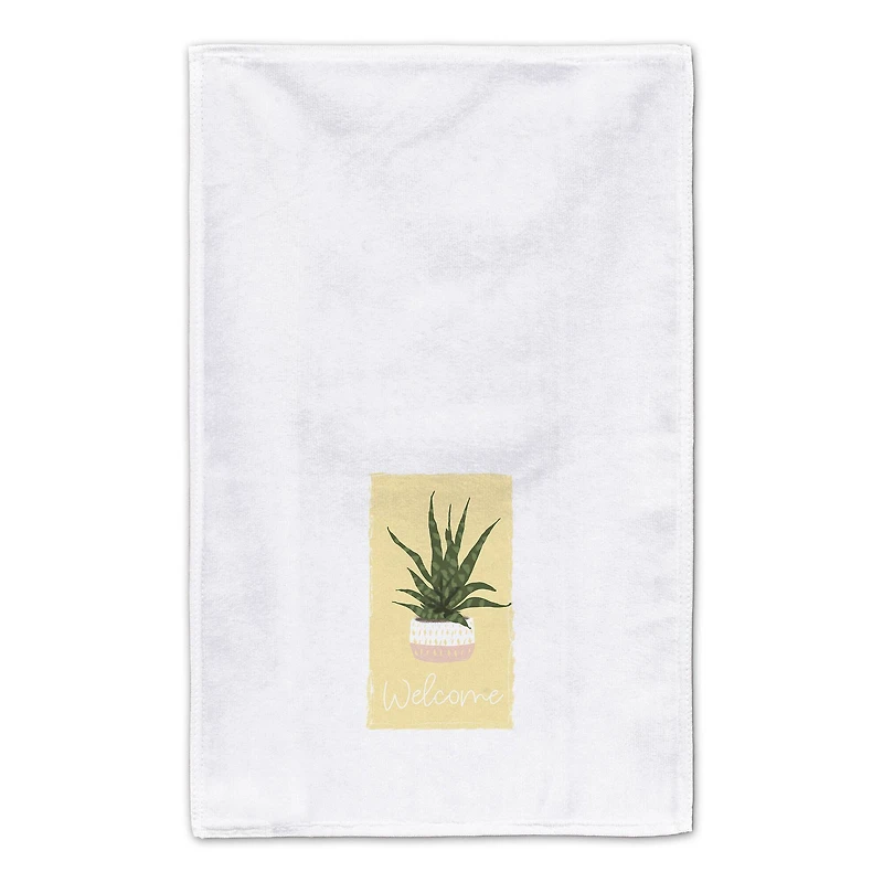 Welcome House Plant Tea 16" x 25" Towel Set of 2