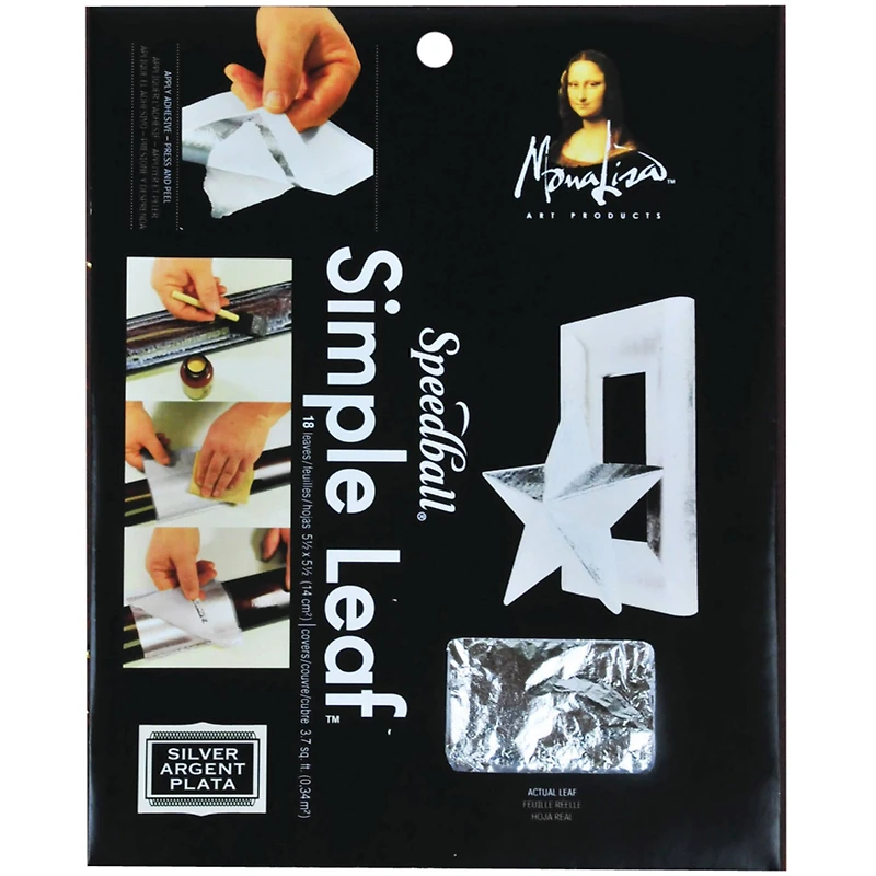 Mona Lisa™ Silver Simple Leaf Sheets