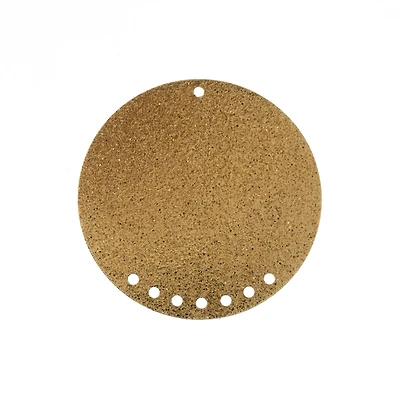 John Bead Beadwork Findings Gold 7 Hole Round Circle Pendant, 6ct.