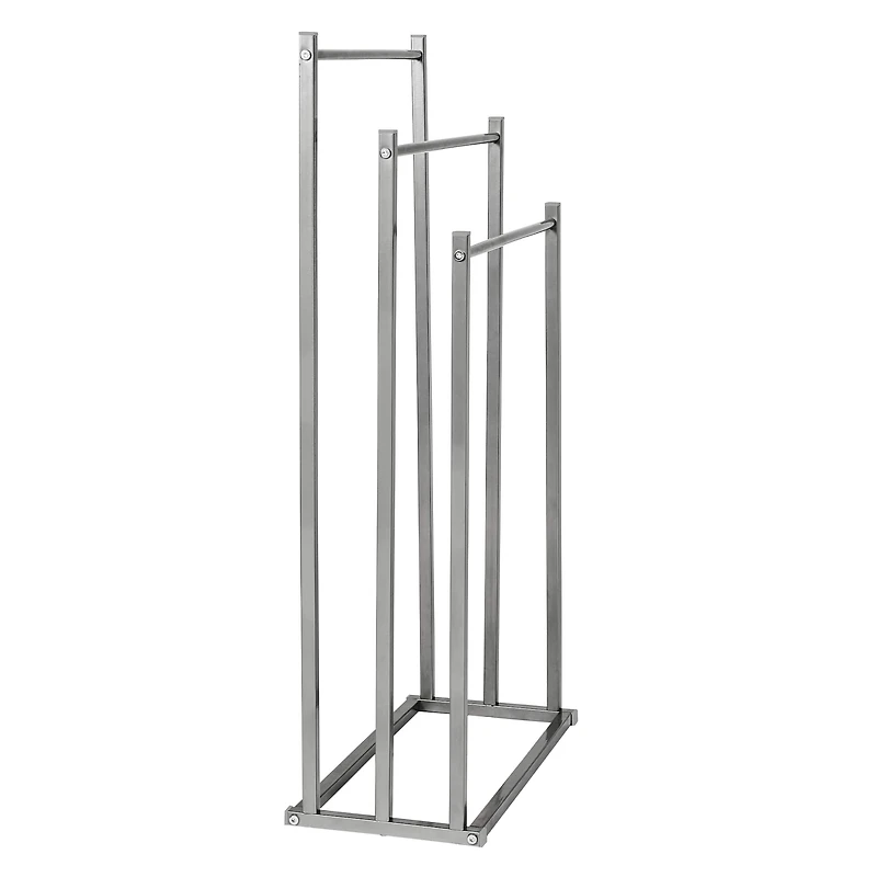 Honey Can Do Gray 3-Tier Towel Rack