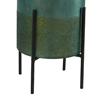 Glass Contemporary Candle Holder Set