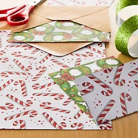 Candy Cane & Wreath Paper by Recollections™, 12" x 12"