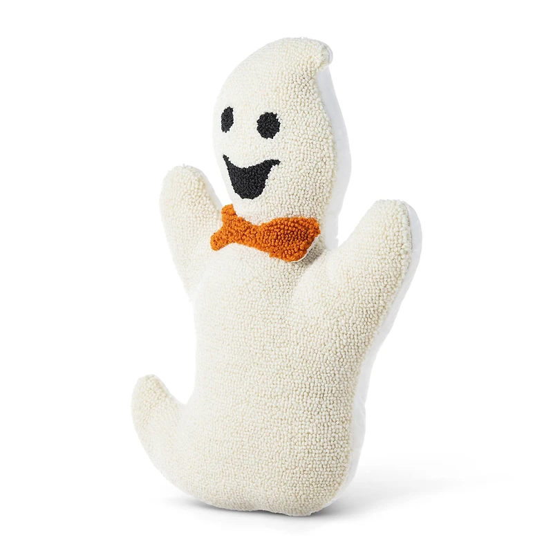 Glitzhome® 18"H Halloween Hooked Ghost Shaped Pillow