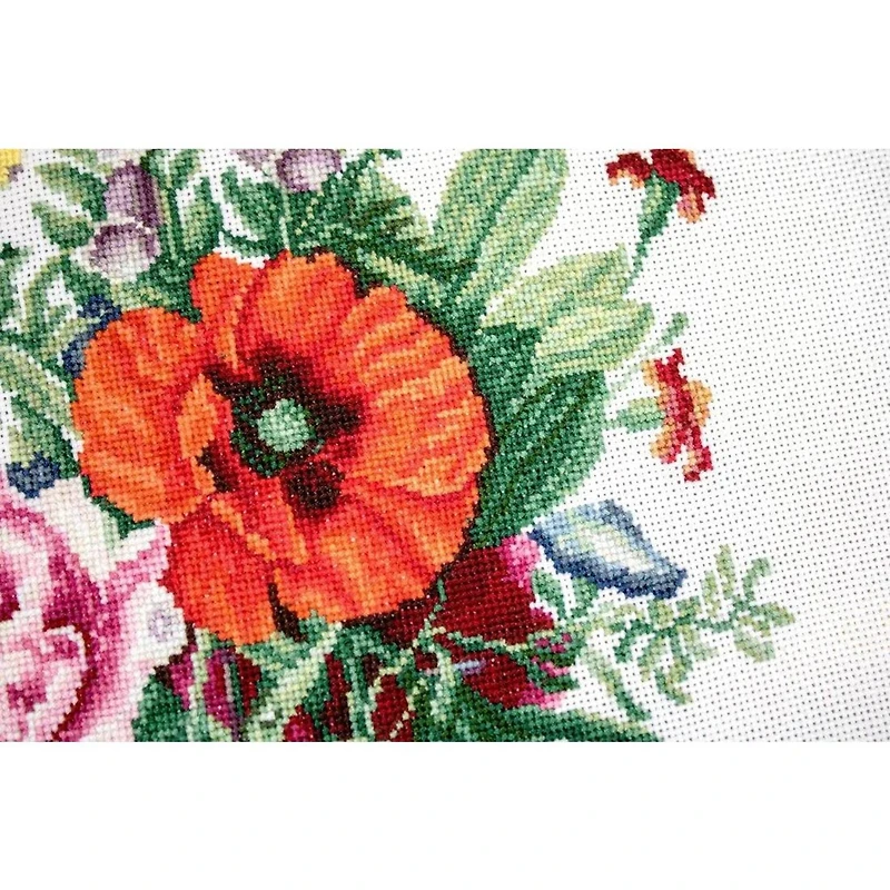 Luca-S Bouquet of Flowers Counted Cross Stitch Kit