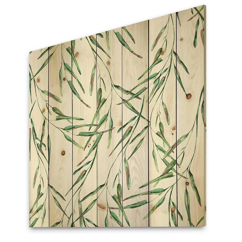 Designart - Tropical Green Leaves In Summer Times II