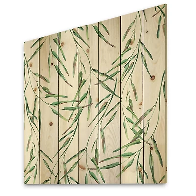 Designart - Tropical Green Leaves In Summer Times II