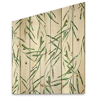 Designart - Tropical Green Leaves In Summer Times II