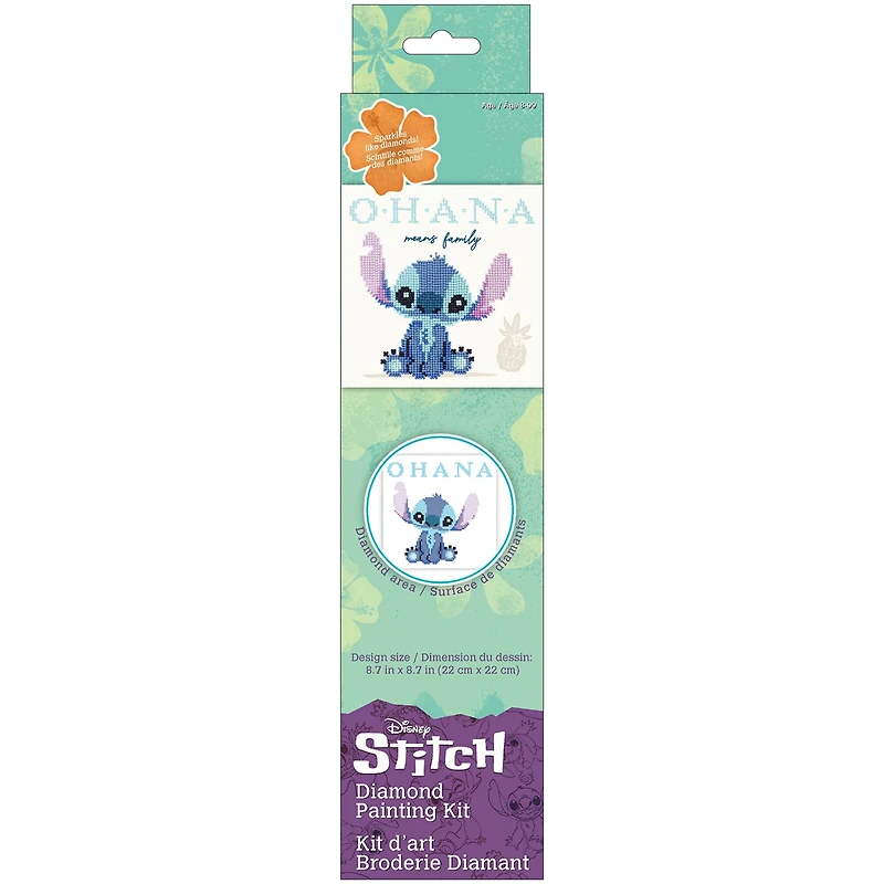 Camelot® Dots Lilo & Stitch Ohana Diamond Painting Kit