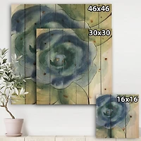 Designart - Blue Floral Poppies IV