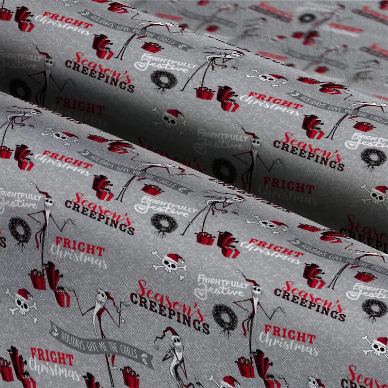 Nightmare Before Christmas Season's Creepings Cotton Fabric