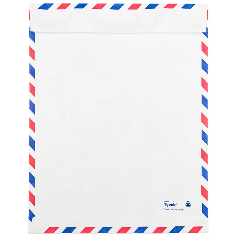 JAM Paper 9" x 12" White Airmail Tyvek Envelopes, 25ct.