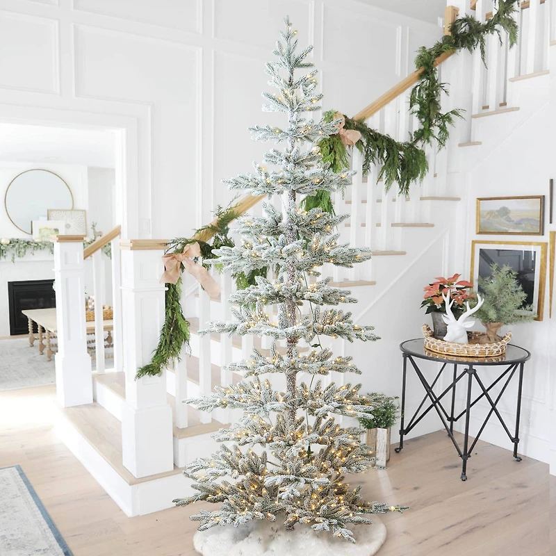 9ft. Pre-Lit Deluxe Pine Artificial Christmas Tree, Warm White LED Lights