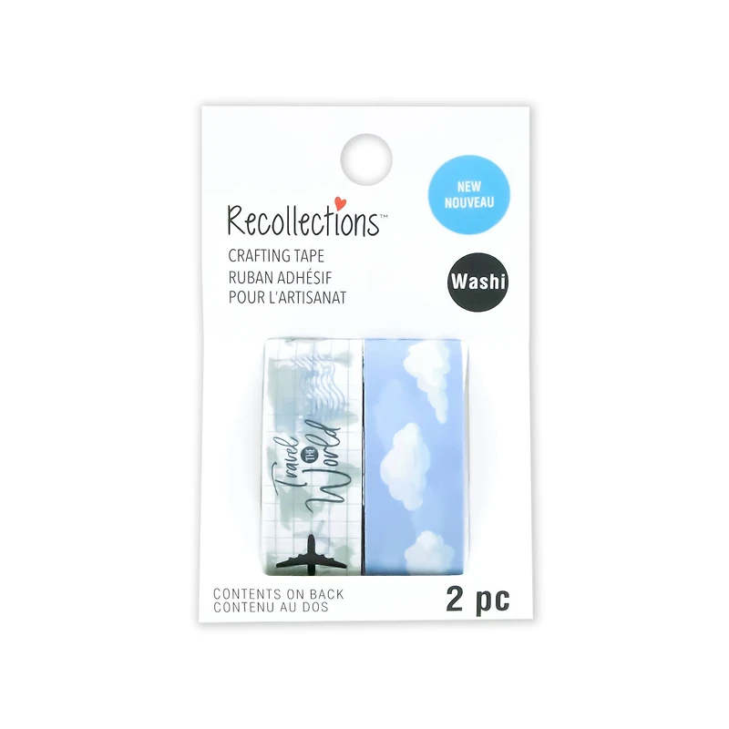 12 Packs: 2 ct. (24 total) Travel Crafting Washi Tape by Recollections™