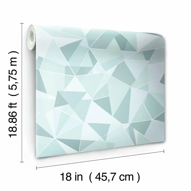RoomMates Shattered Prism Peel & Stick Wallpaper