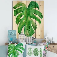 Designart - Tropical Leaf Of Monstera I
