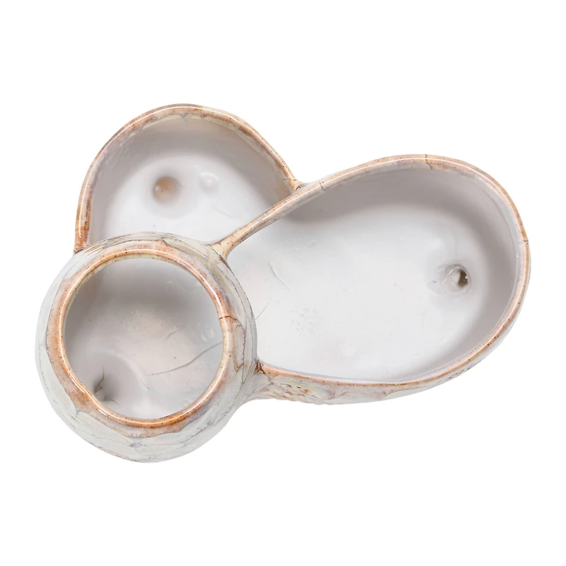 Hello Honey® 8.5" Stoneware Planter with 3 Openings