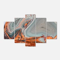 Designart - Beautiful Lake Superior Agate - Contemporary Canvas Art Print