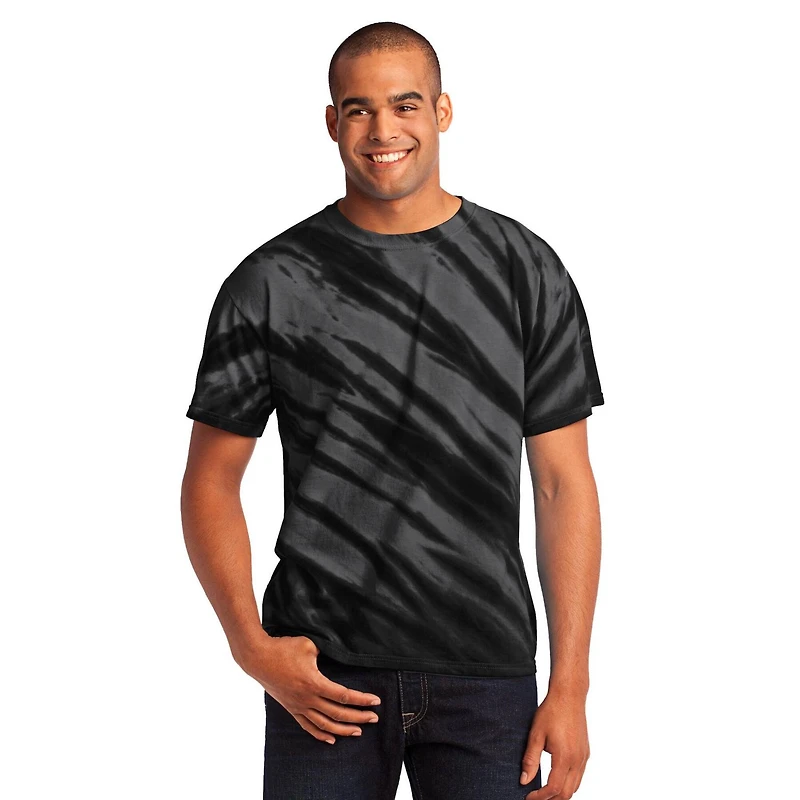 Port & Company® Tiger Stripe Tie-Dye T-Shirt