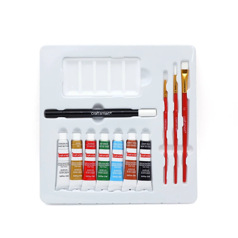 11" x 11" Nutcrackers Canvas Painting Kit by Artist's Loft™