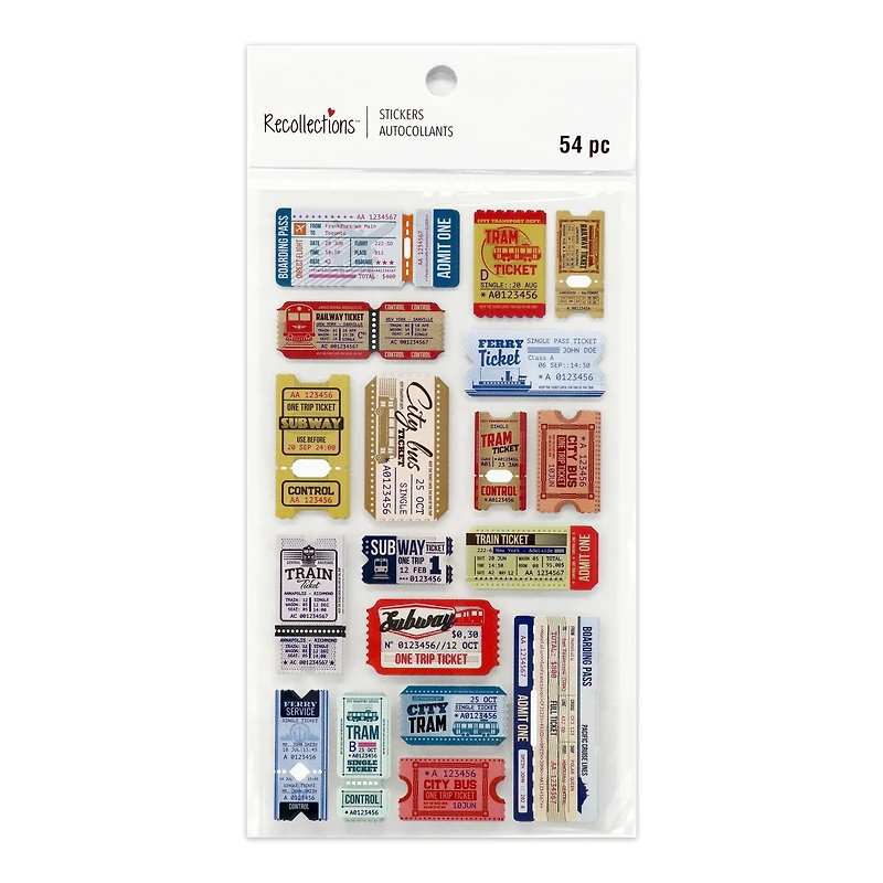 Travel Ticket Stickers by Recollections™