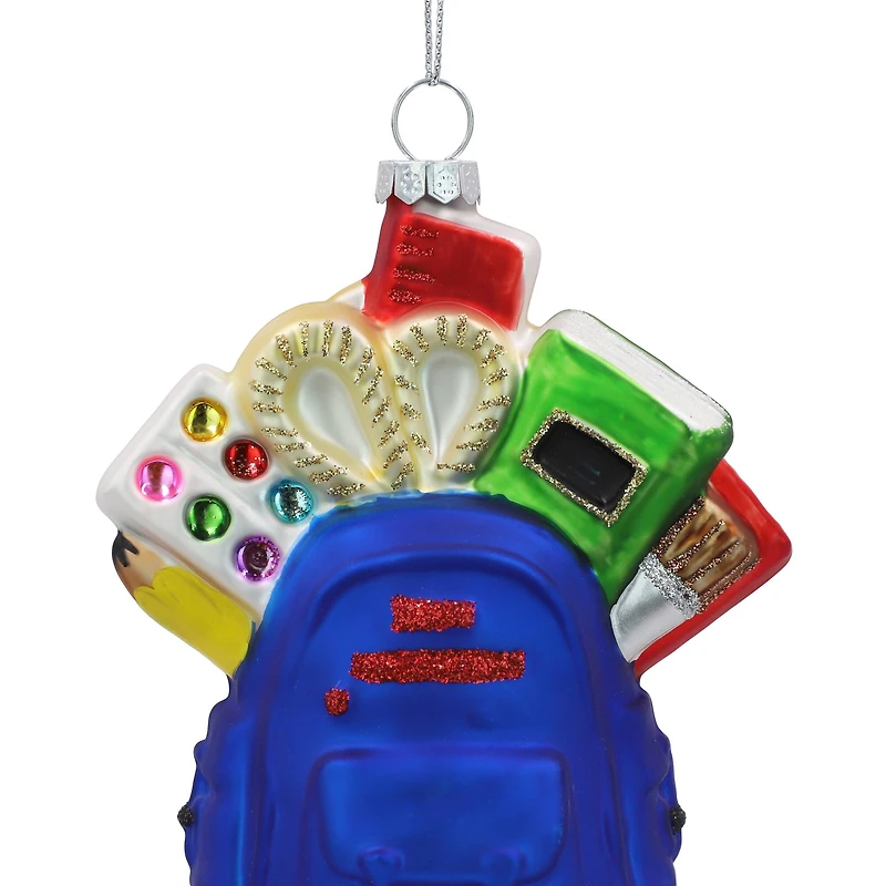 4.5" Craft Backpack Glass Ornament by Ashland®