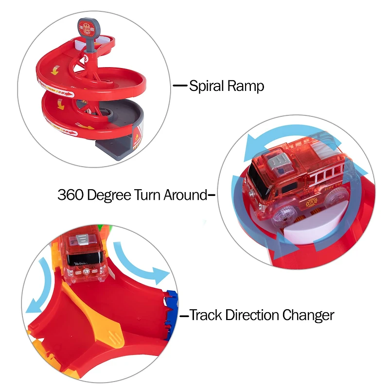 Toy Time Flexible Tracks Raceway Set