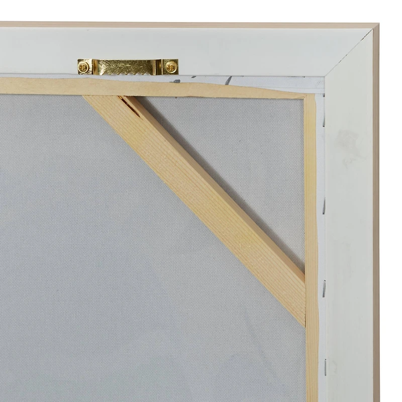 CosmoLiving by Cosmopolitan Set of 2 Blue Canvas Wall Art 24", 24"