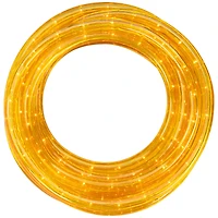 Gold Incandescent Outdoor Christmas Rope Lights - 18 ft