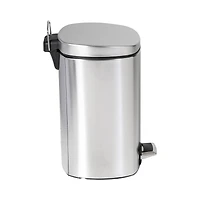 Honey Can Do 12-Liter Stainless Steel Step Trash Can