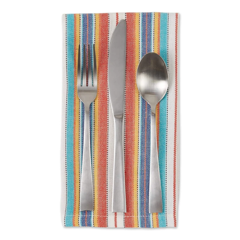 DII® Little Picante Stripe Cloth Dinner Napkins, 6ct.