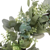 24" Spring Eucalyptus & Creeping Jenny Wreath