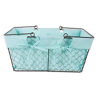 DII® Aqua Chicken Wire Egg Basket