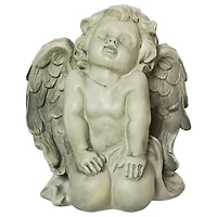 6" Heavenly Gardens Kneeling Cherub Angel Outdoor Garden Statue