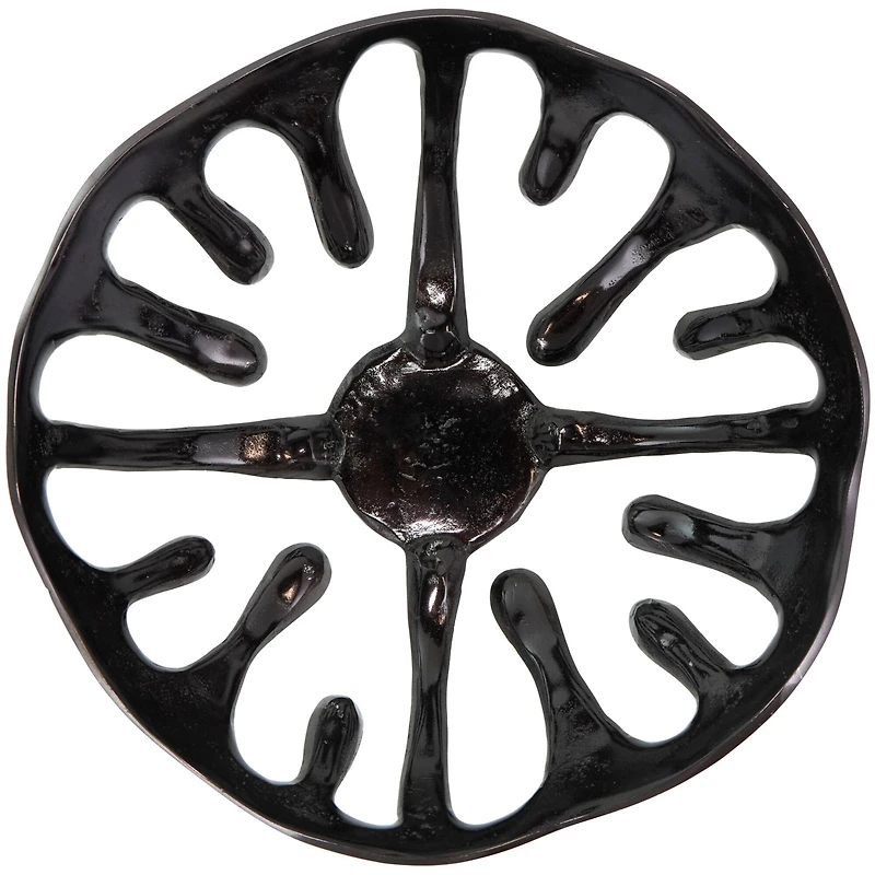 Aluminum Drip Decorative Bowl Set with Open Frame Design