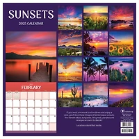 TF Publishing 2025 Sunsets Wall Calendar