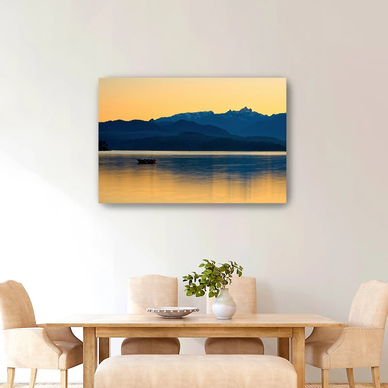 Lumaprints Golden Glow Canvas Wall Art